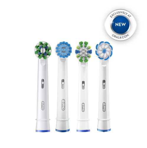 Replacement Brush Head Sampler Pack, 4-ct